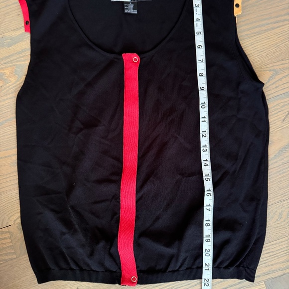 Jamie Sadock, LLC black knit golf tank - size Large - Picture 4 of 6